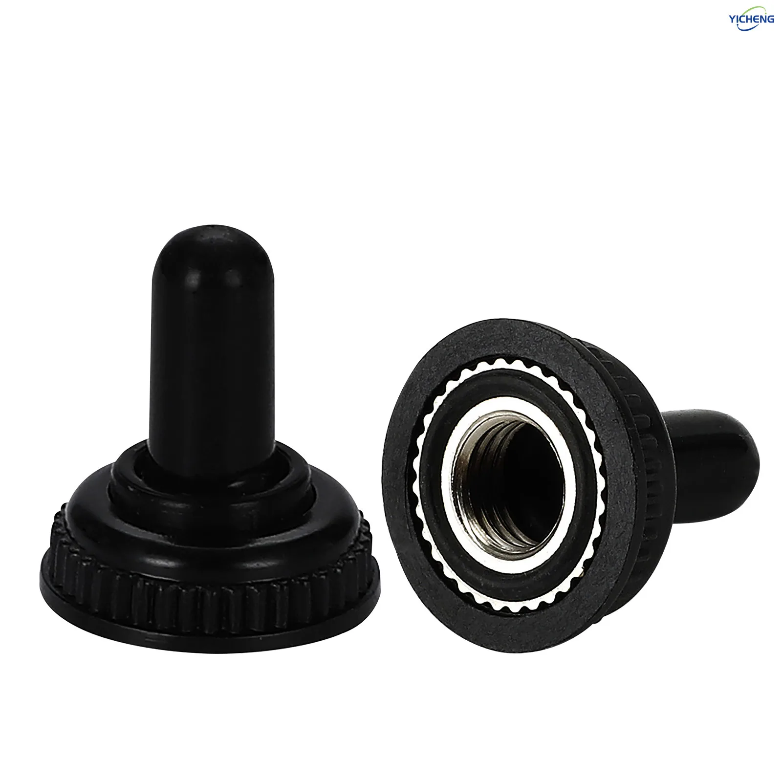 10pcs SPST DPDT Mini Toggle Switch,6A/125VAC 3A/250VAC,for Dash Dashboard Electronic Equipment,with dust-proof waterproof capsp