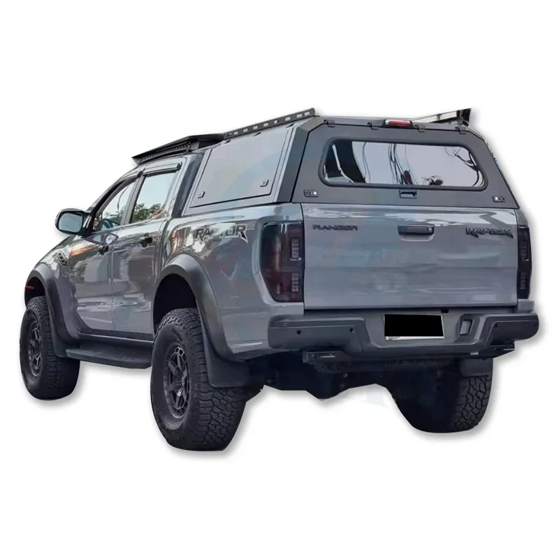 Custom Steel Hard Top High-Grade Steel 4x4 Pick Up Pickup Truck Bed Canopy Topper For 2023 Ranger Wlldtrak Truck