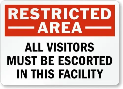 Знак для всех гостей из алюминиевого материала с защитой от атмосферных воздействий, 8x12 дюймов, p00578