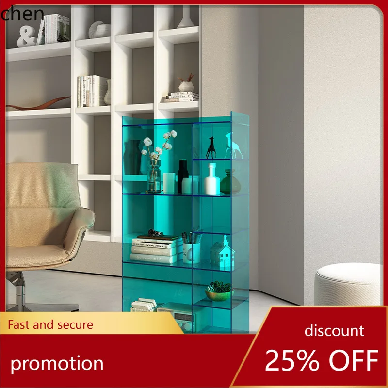 

Новая книжная полка CZ, прозрачный акриловый шкаф для хранения, простой многослойный книжный шкаф с полкой в стиле Ins