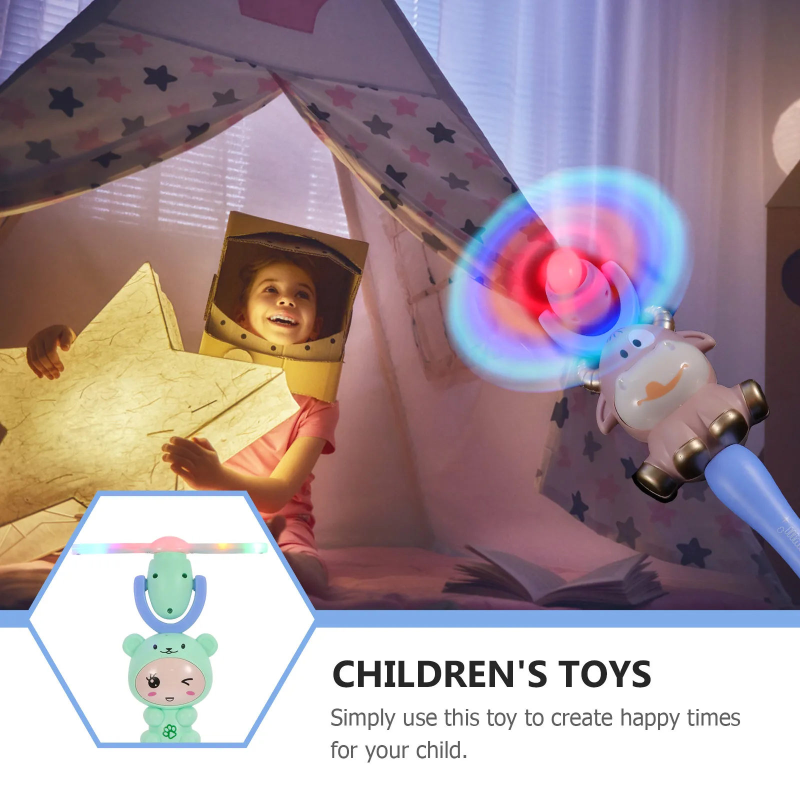 Fairy Windmill Light Stick Glowing Rotating Decorative Luminous for Kids Parties Festivals Glowing Fairy Sticks