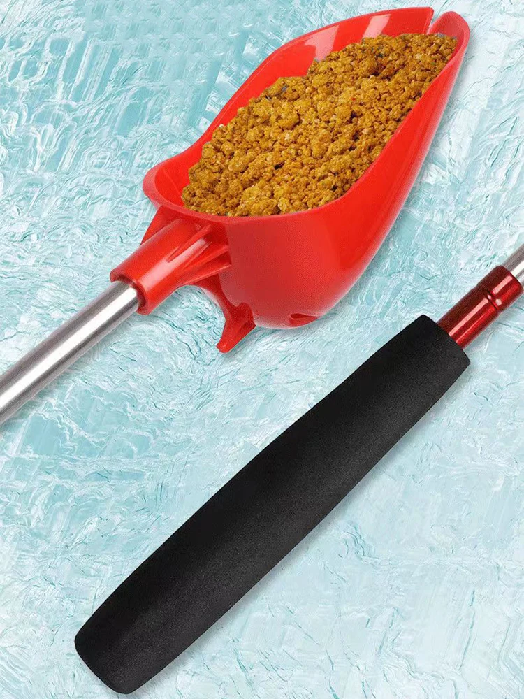 ปลาเหยื่อหล่อ Scoop Retractable Fishing Lure Scoop น้ําหนักเบายาวลื่นอุปกรณ์ตกปลา