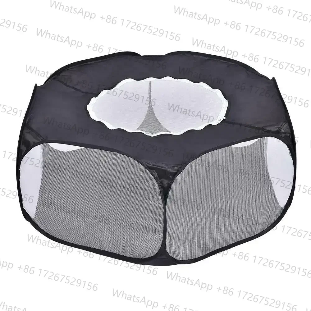 Portable Dog fence Indoor Outdoor Pet Puppy Playpen for Small Animal Hamster Fence Tent Cage With Cover Waterproof Camping House