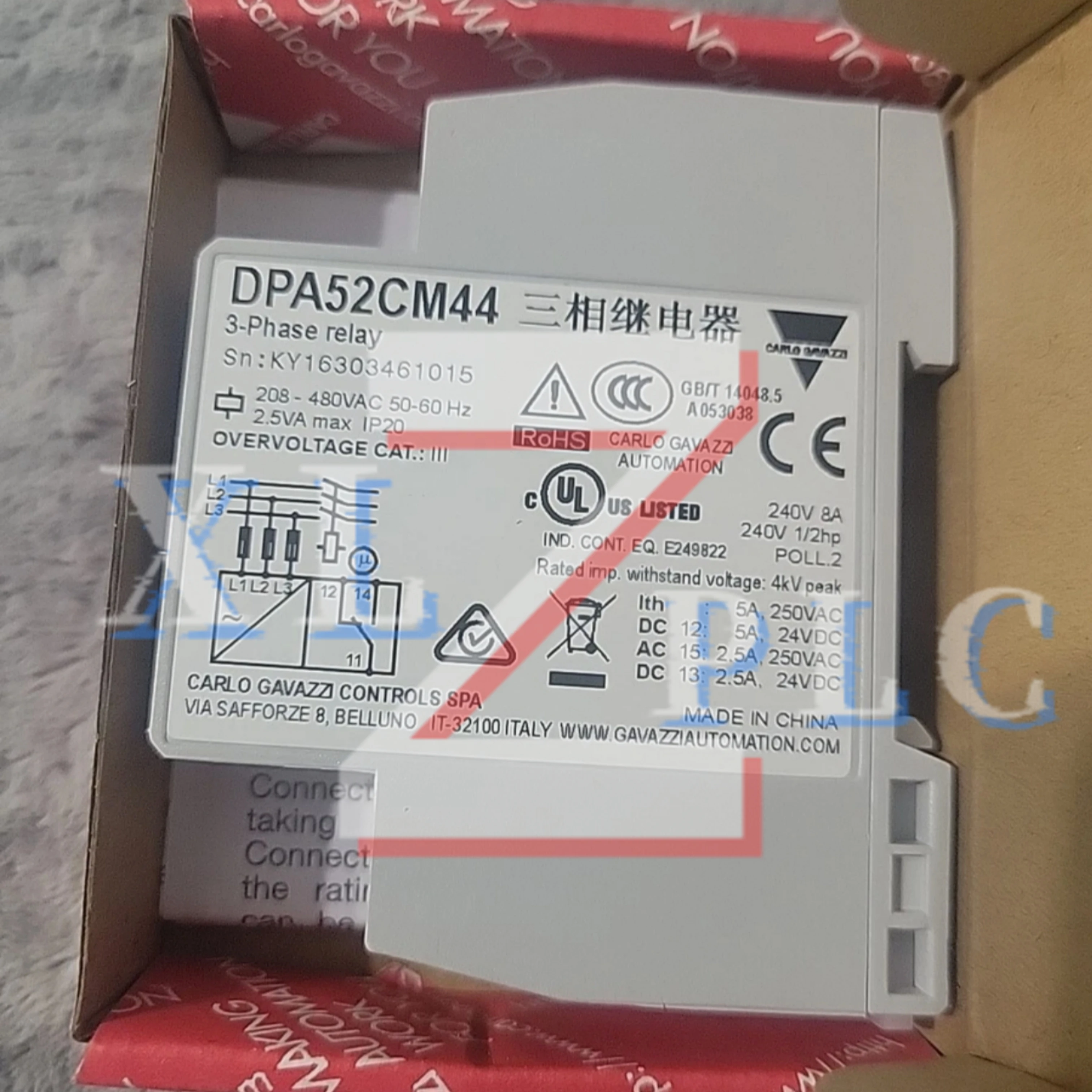 جديد في الصندوق مرحل ثلاثي الطور DPA52CM44 DPA53CM48 DPA55CM44 DPB01CM23 DPB01CM48 DPB51CM44 DPB52CM44 DPB71CM48