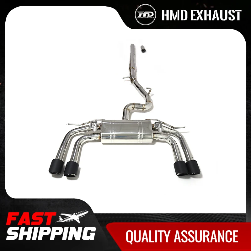 

HMD Stainless Steel Exhaust System Performance Catback For Audi S3 2.0T 2015-2019 Car Valve Muffler