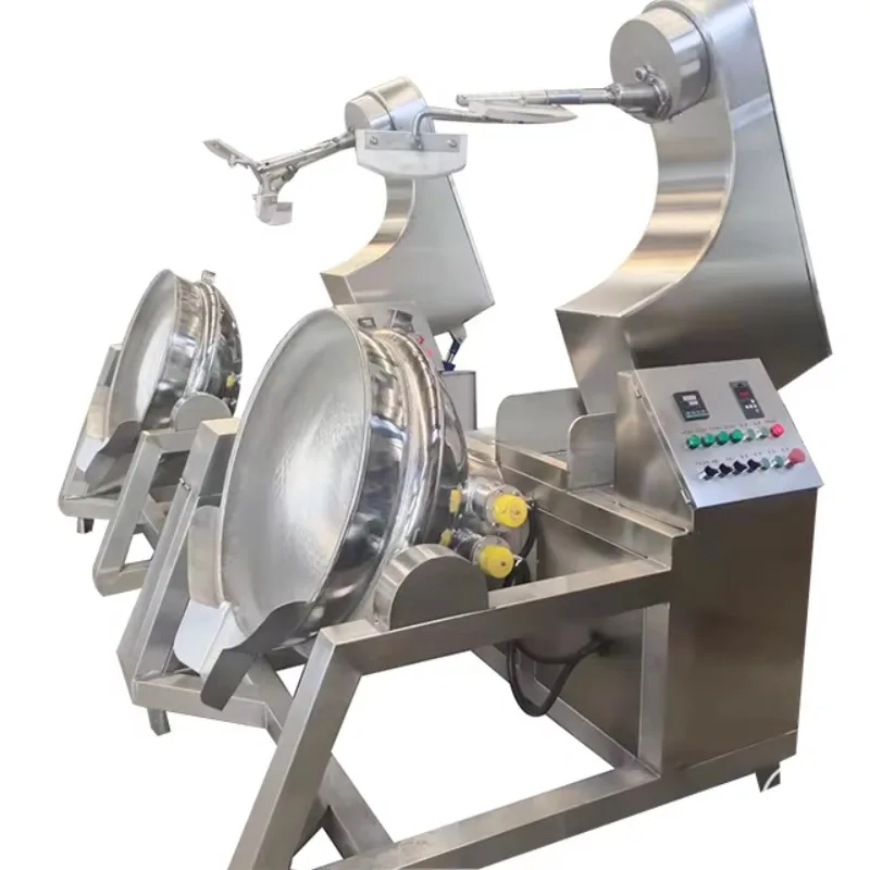 Automatic Planetary Stirring Jacketed Cooking Pot Electric Heating Fast Heating for Sauce Soup Food Factory Custom