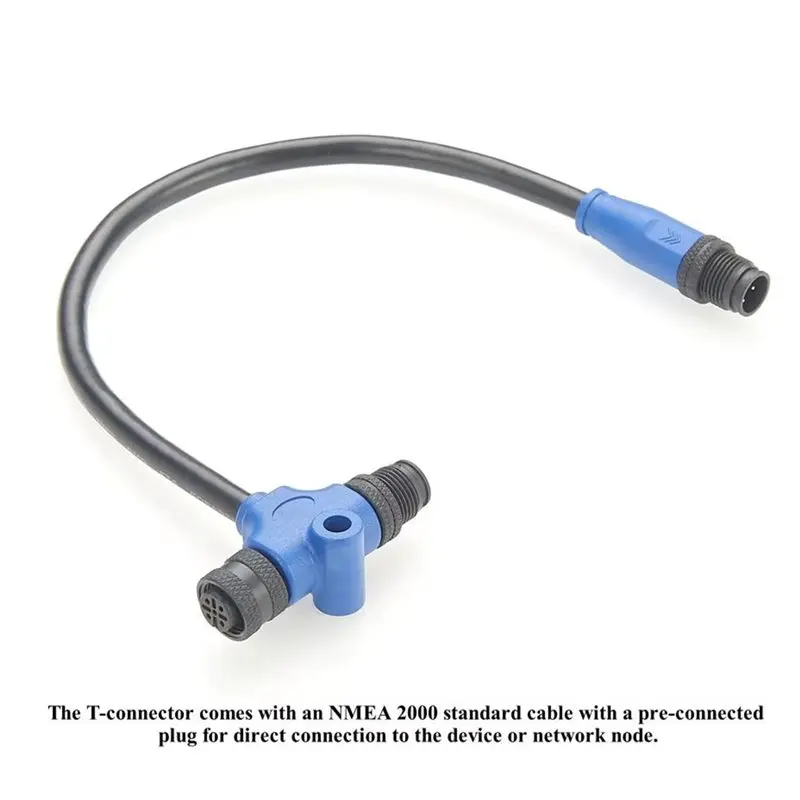 N2k Marine T-Connector NMEA 2000 Cable IP67 5Pin Male To Female Backbone Drop Tee Splitter Cord For Garmin