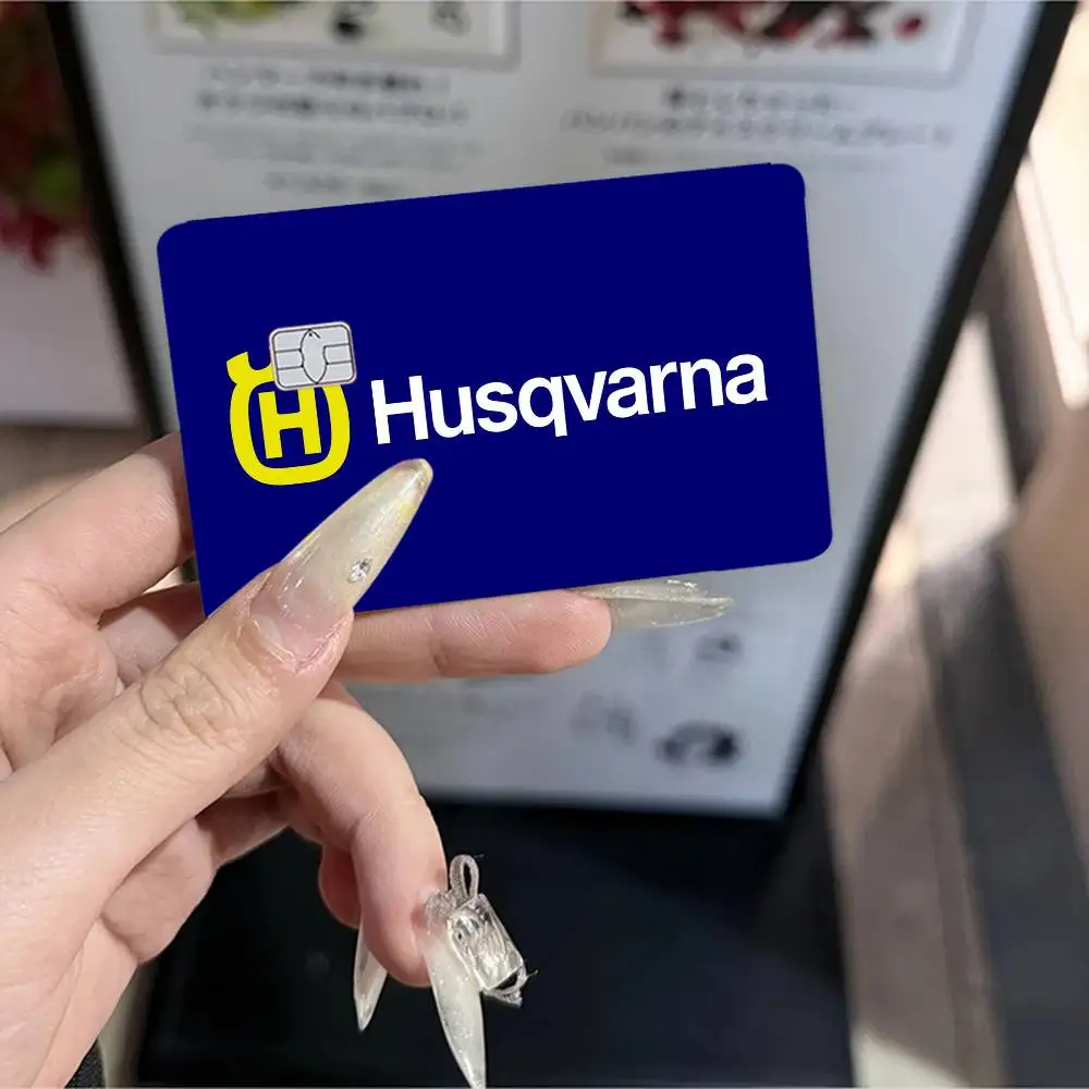 H-Husqvarnas 100% رائجة البيع أمين الائتمان الخصم البنك بطاقة حافلة بطاقة فيلم الجلد ملصق