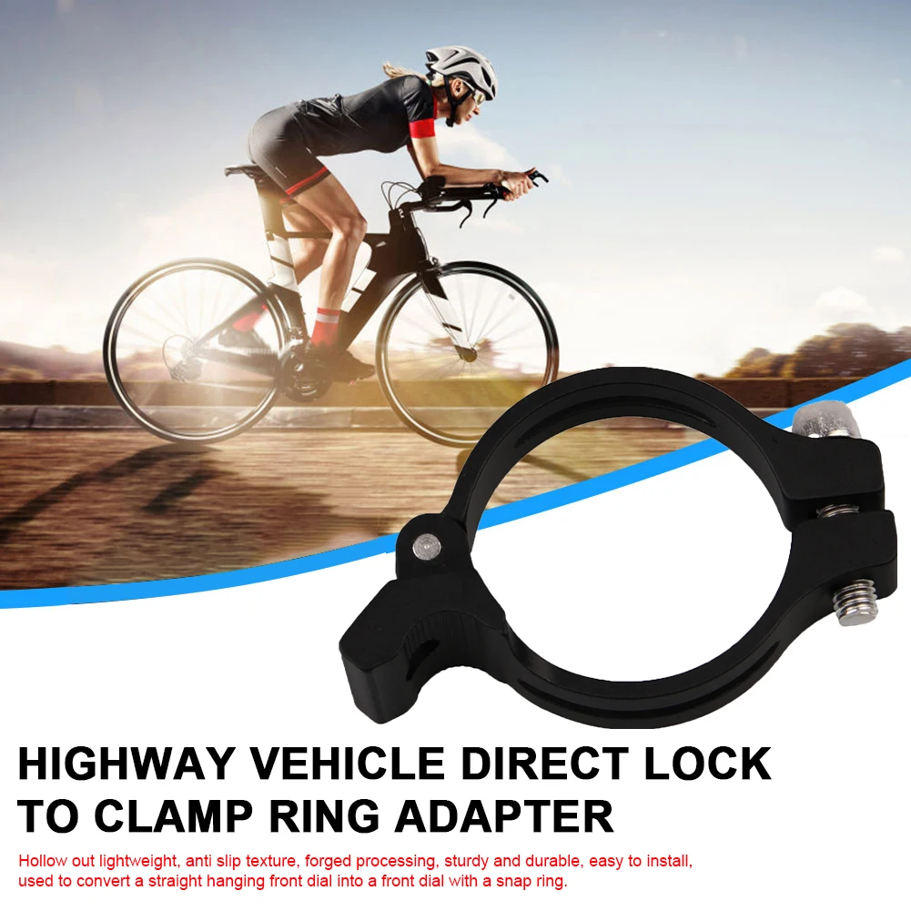 

Bicycle Front Derailleur Clamp Adapter 34.9mm Bike Hanging Front Derailleur Braze-On Convertor Aluminum Alloy for MTB Road Bike
