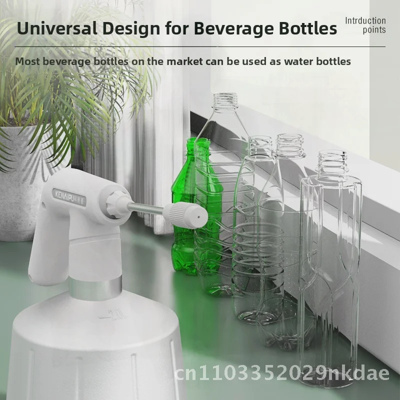 

Electric High-Pressure Watering Can 1.5L/2L/2.5L Automatic Sprinkler Garden Flower Artifacts Disinfection Spray Kettle for