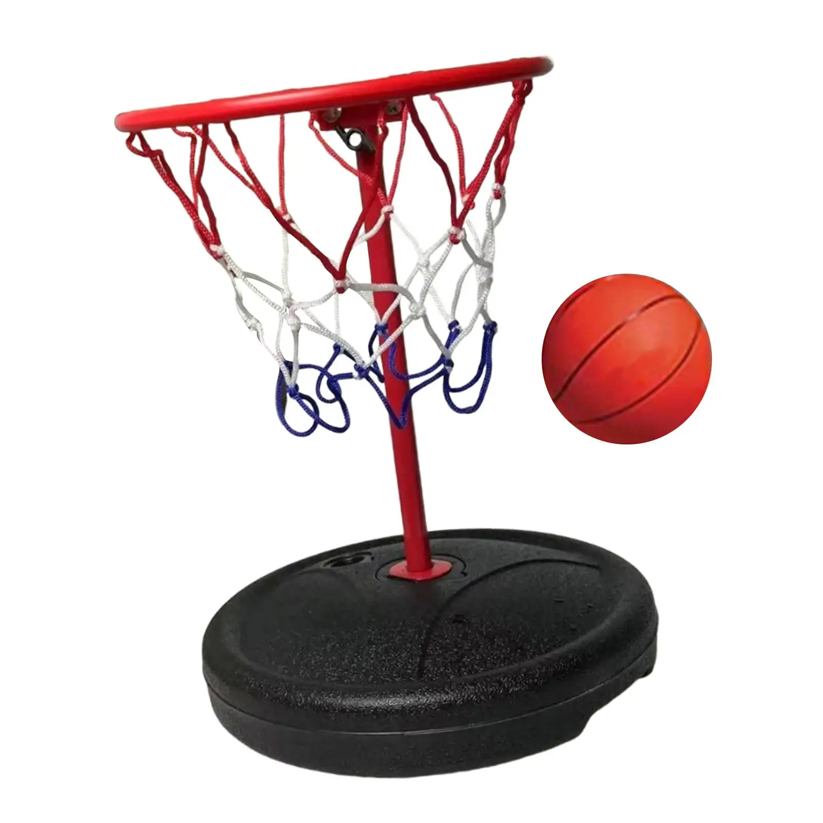 Pool Basketball Hoop with Multifunction Water Toys Water Basketball Stand for Kids Ages 6+ Family Children Teens Traveling