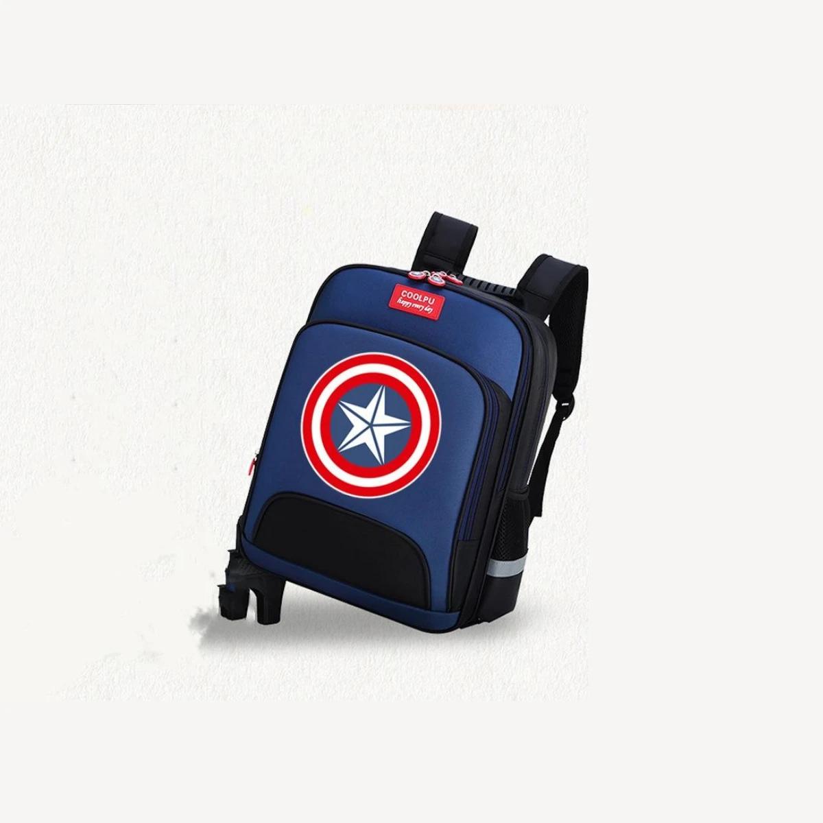 New Marvel Avengers Anime Figures Captain American zaino in Nylon impermeabile zaino per studenti a doppia spalla regali per bambini