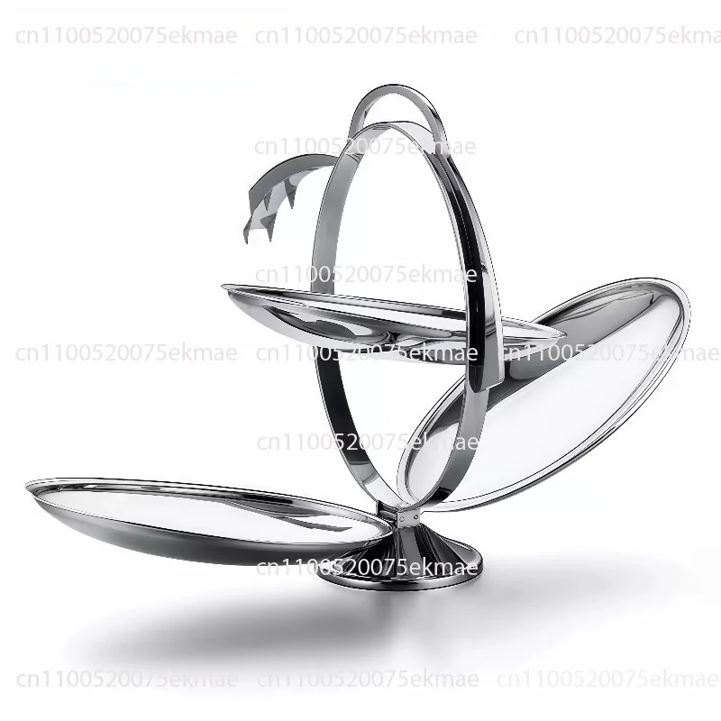 3 Tier Dessert Stand for Party, Mirrored Stainless Steel Pastry Tower, Fruit Tray & Cupcake Holder, Wedding, Birthday, High Tea