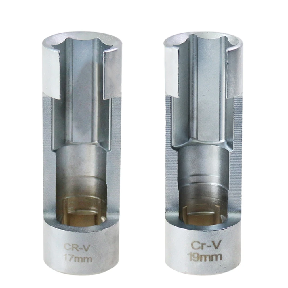 Hexagonal Removal Sleeve Wrench Fuel Injector Pipe Hand Tool para Cotovelo Porcas e Parafusos Fuel Opening Removal Sleeve 17 mm 19 mm 1pc