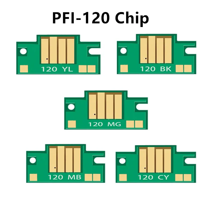 

PFI-120 pfi120 Permanent Cartridge Chip For Canon imagePROGRAF TM-200 TM200 TM-205 TM-300 TM-305 TM300 TM305 Printer ARC Chips