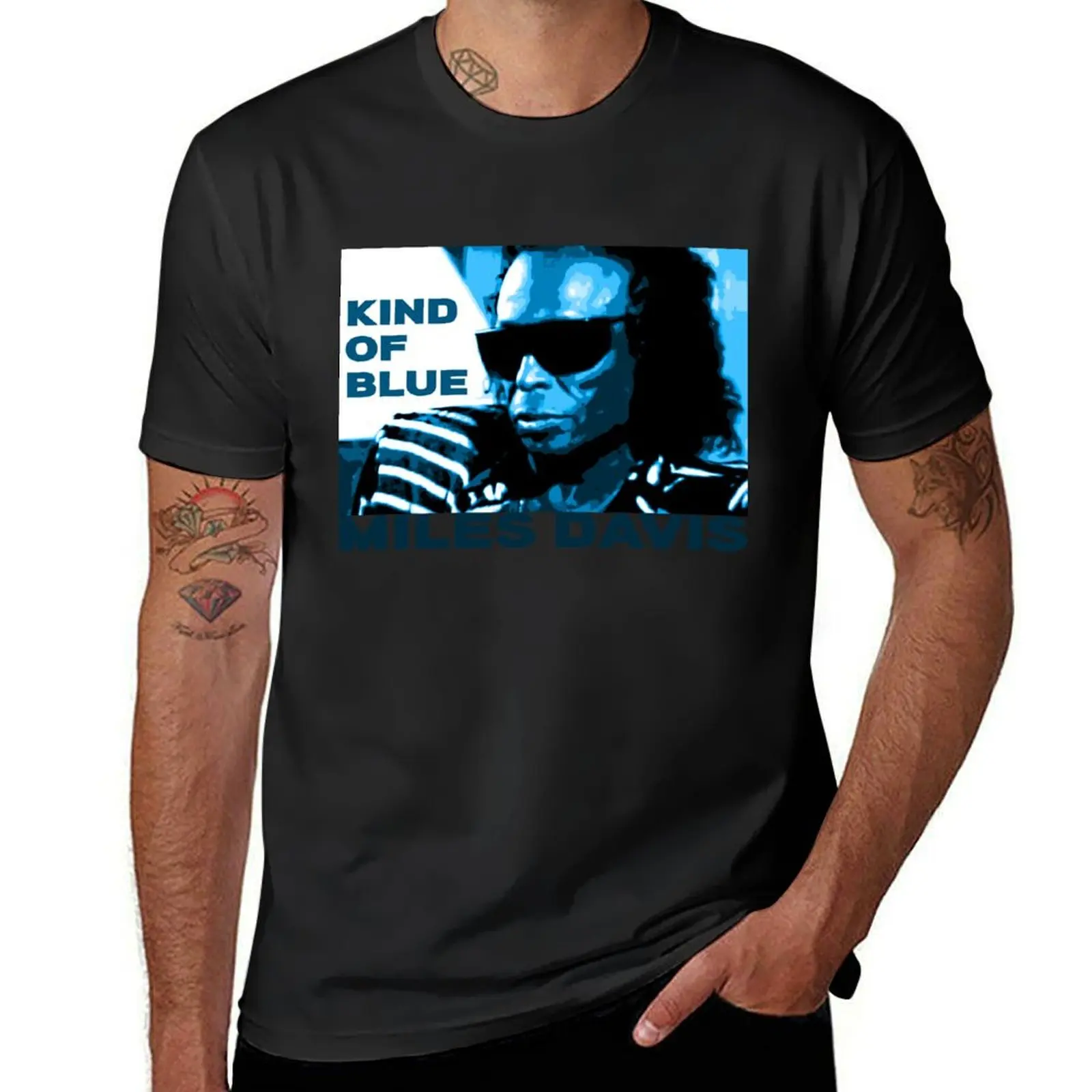 Miles Davis 01 T-Shirt cute tops customs design your own vintage Short sleeve tee T-shirts for men cotton