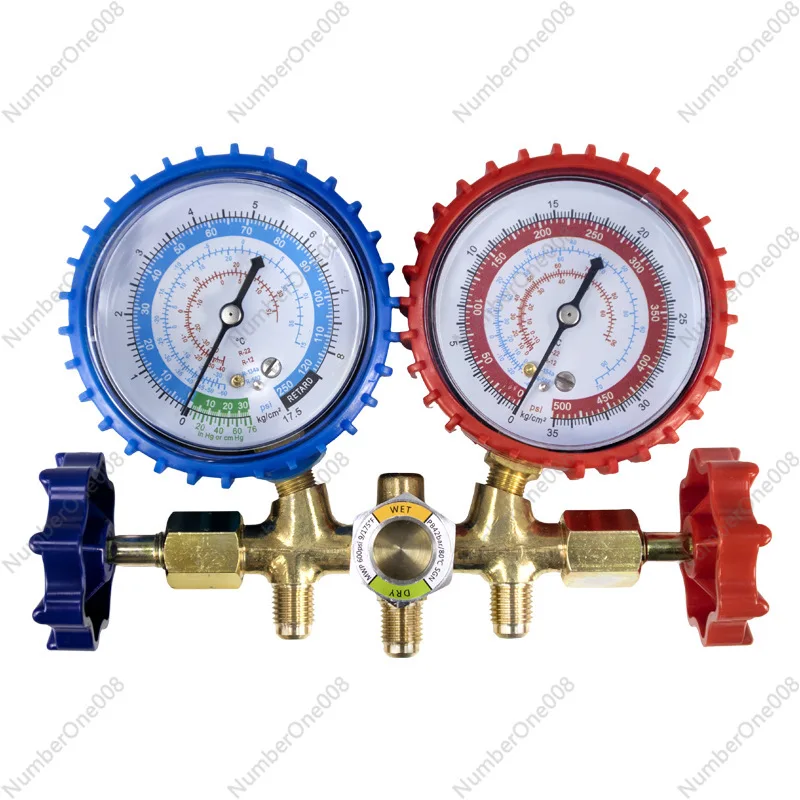 Car Air Conditioning Fluorination Tool Refrigerant Filling Pressure Gauge Unit Suit 536G Table Set Suit