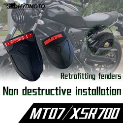 For Yamaha MT07 FZ07 MT FZ 07 XSR700 XSR 700 2014-2021motorcycle Front and rear mudguards splash guard retrofit extend fend