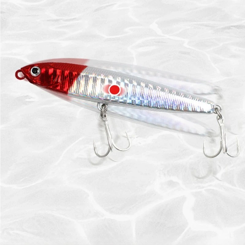 BILLINGS 4 Stück/Set 10cm 24g Angelköder Pencil Sinking mit Rassel Bass-Angelzubehör Köder Schleppangelköder Angelzubehör – Detail 5