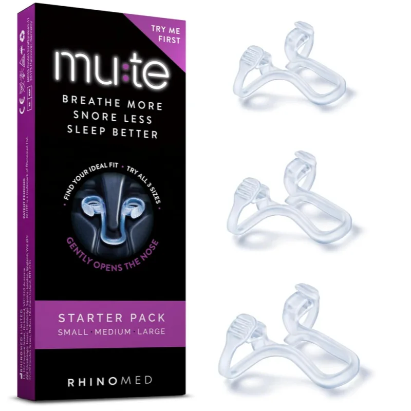 

3 sizes Stop Snoring Device Silicone Elastic Nose Clip Anti-Snoring Supplies Nasal Dilator for Better Sleep & Improved Airflow