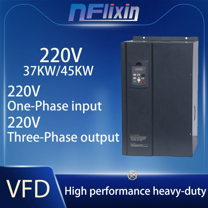 AC 220V 11/15/18.5/22/30/37/45KW Economical VFD Variable Frequency Drive Converter for Motor Speed Control Inverter