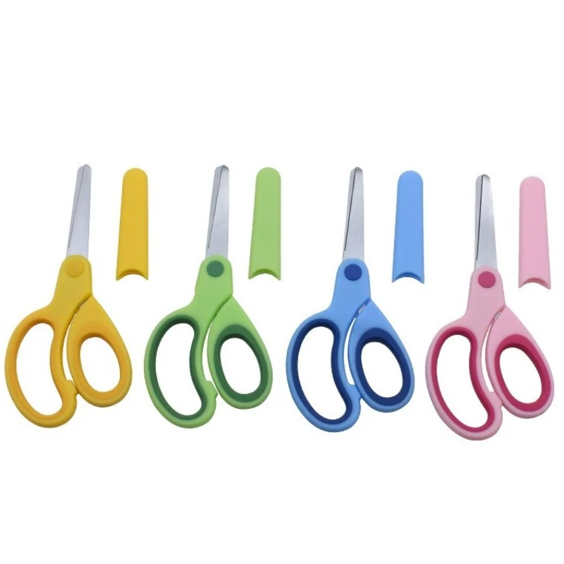 

Left-handed Student Scissors Toy Stainless Steel Left-handed Scissors for Children Hand-crafted Round-head Safety Scissors Toy