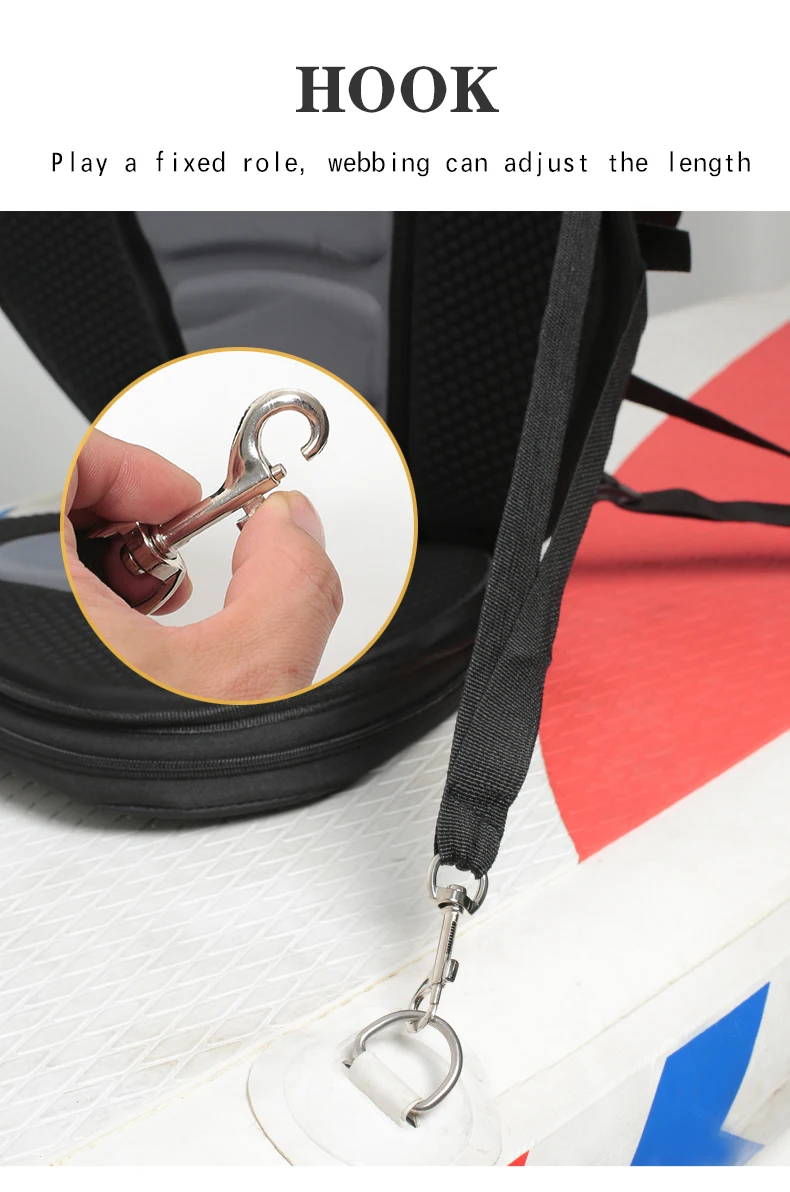 Verdickter Kajaksitz, multifunktional, tragbar, komfortabler Ruderbootsitz, hochwertiger Ruderbootsitz, Surfbrettsitz mit Lendenwirbelstütze – Detail 9