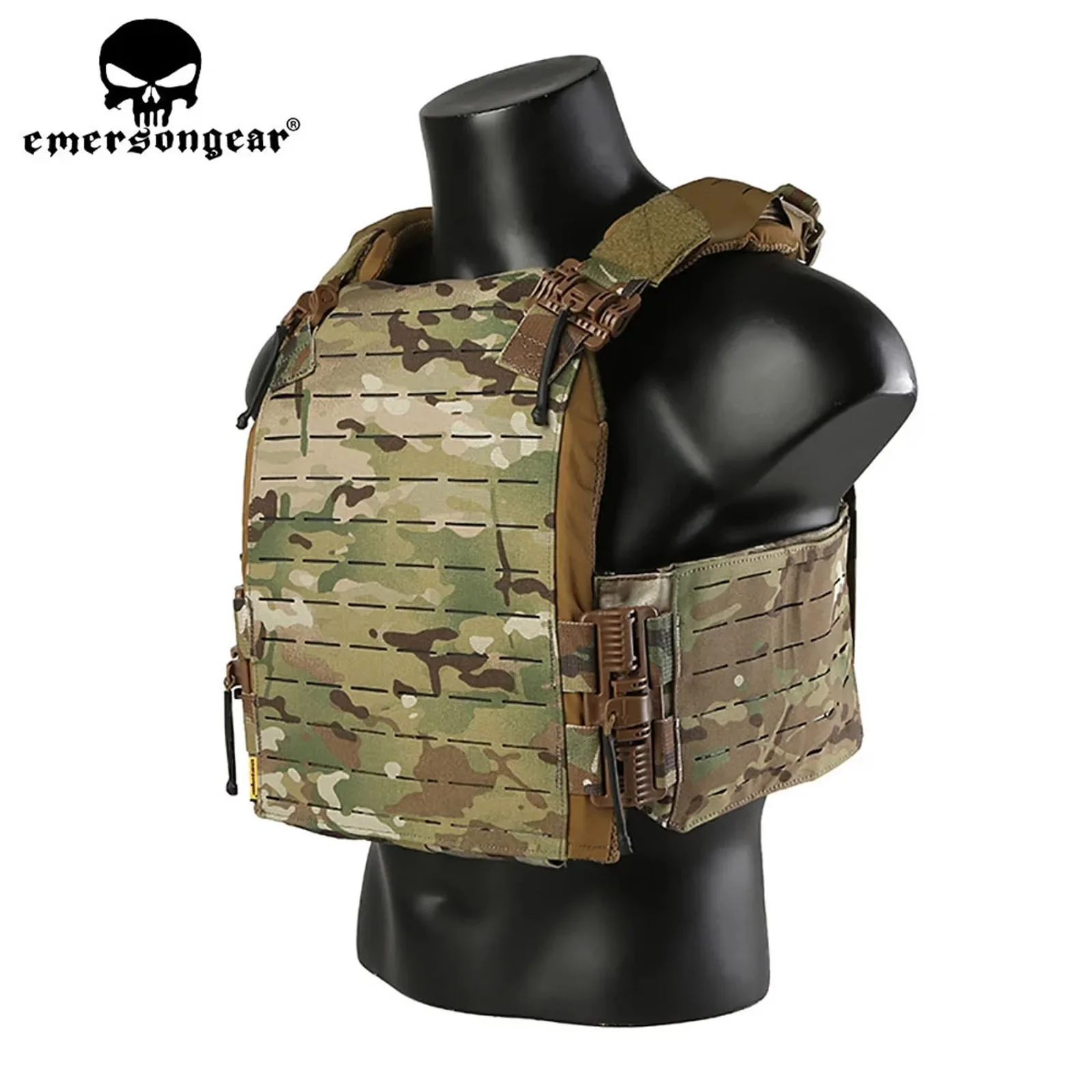 

Emersongear Tactical Vest Laser Cut Plate Carrier Quick Release Hunting EM7408