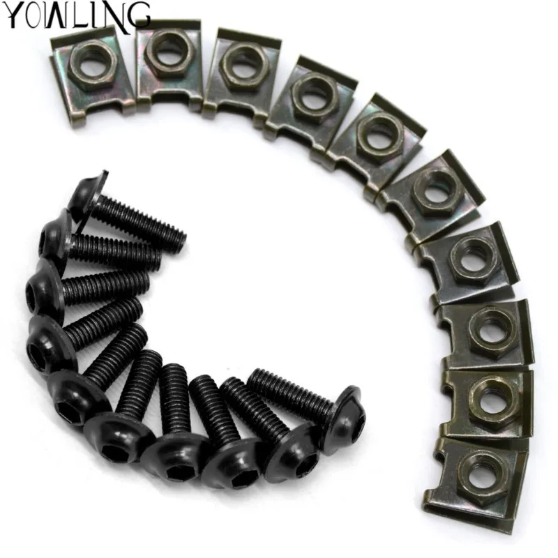 دراجة نارية الألومنيوم هدية البراغي سباير السحابة كليب مسامير الجوز ل VOGE 525R 250RR 300RR 300AC 500AC 650DS 250 300 RR 500 التيار المتناوب #4