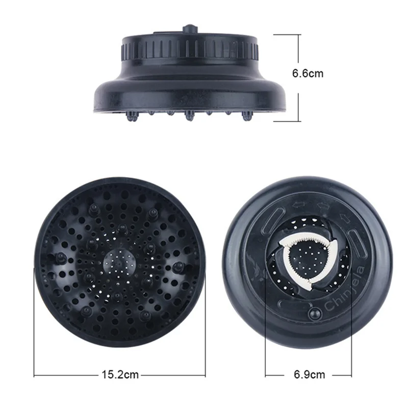 Difusor de secador de pelo A24P, accesorio Universal para difusor de cabello para ondas rizadas finas y gruesas y herramienta de peluquería rizada