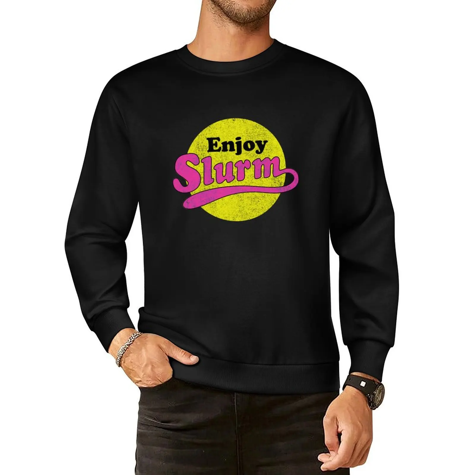 

Enjoy Slurm Pullover Hoodie tracksuit men clothes autumn clothes male clothes men sweatshirt