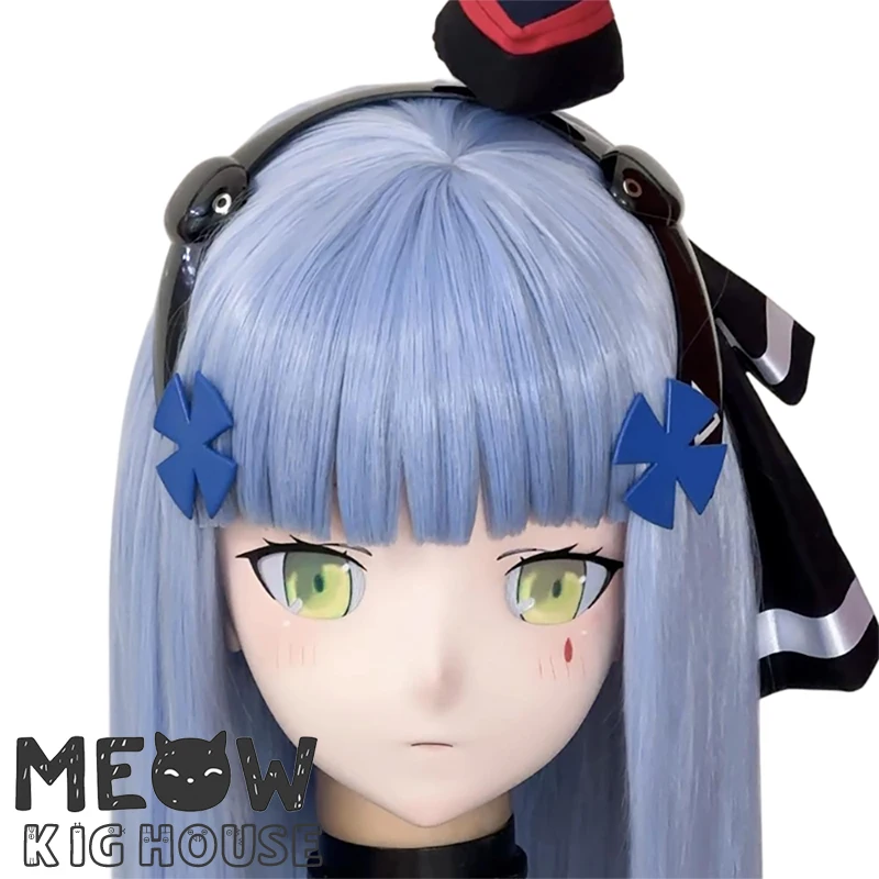 

(MEO518) Customize Handmade Full Head Lockable Crossdress Male to Female Japanese Cartoon Anime Game Character Kigurumi Mask