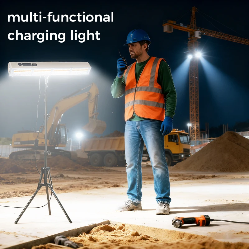 【ضوء عمل IP65 مقاس 42 سم】قضيب LED رفيع بقدرة 8800 مللي أمبير في الساعة مع مغناطيس/خطاف، وقت التشغيل الليلي طوال الليل 4 أوضاع (دافئ/أبيض/محايد/SOS) + شعلة جانبية وP #4