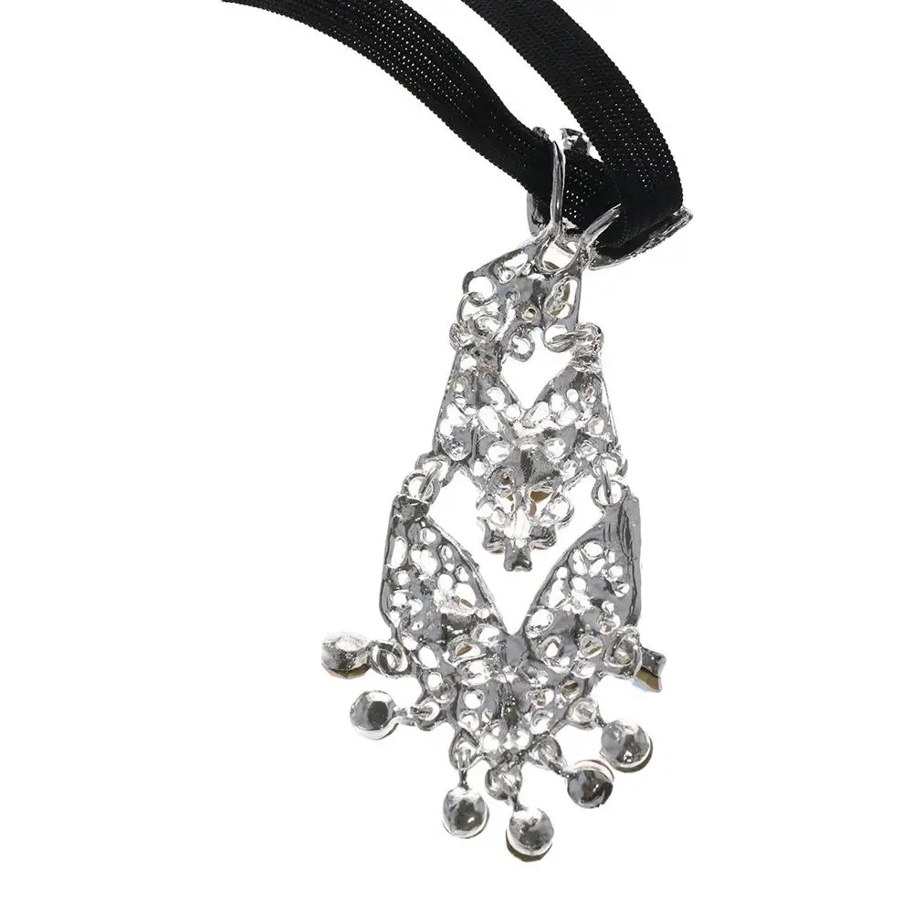 Hochzeitskrawatte Kristallkrawatte Englischer Gentleman-Stil Damen-Krawatte Herren-Krawatten Formelle Business-Krawatten Metall-Strass-Krawatte – Detail 4