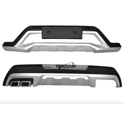 Front Bumper Protector Skid Plate coverRear Guard For Hyundai Tucson 2015 2016 2017 2018  YJE