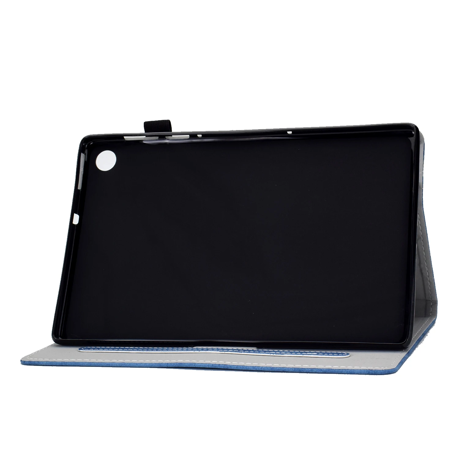 غطاء جلدي مزخرف لهاتف هواوي MatePad T 10s Csae 10.1 بوصة محفظة بفتحة للبطاقات لمنع السقوط غطاء حماية للكمبيوتر اللوحي