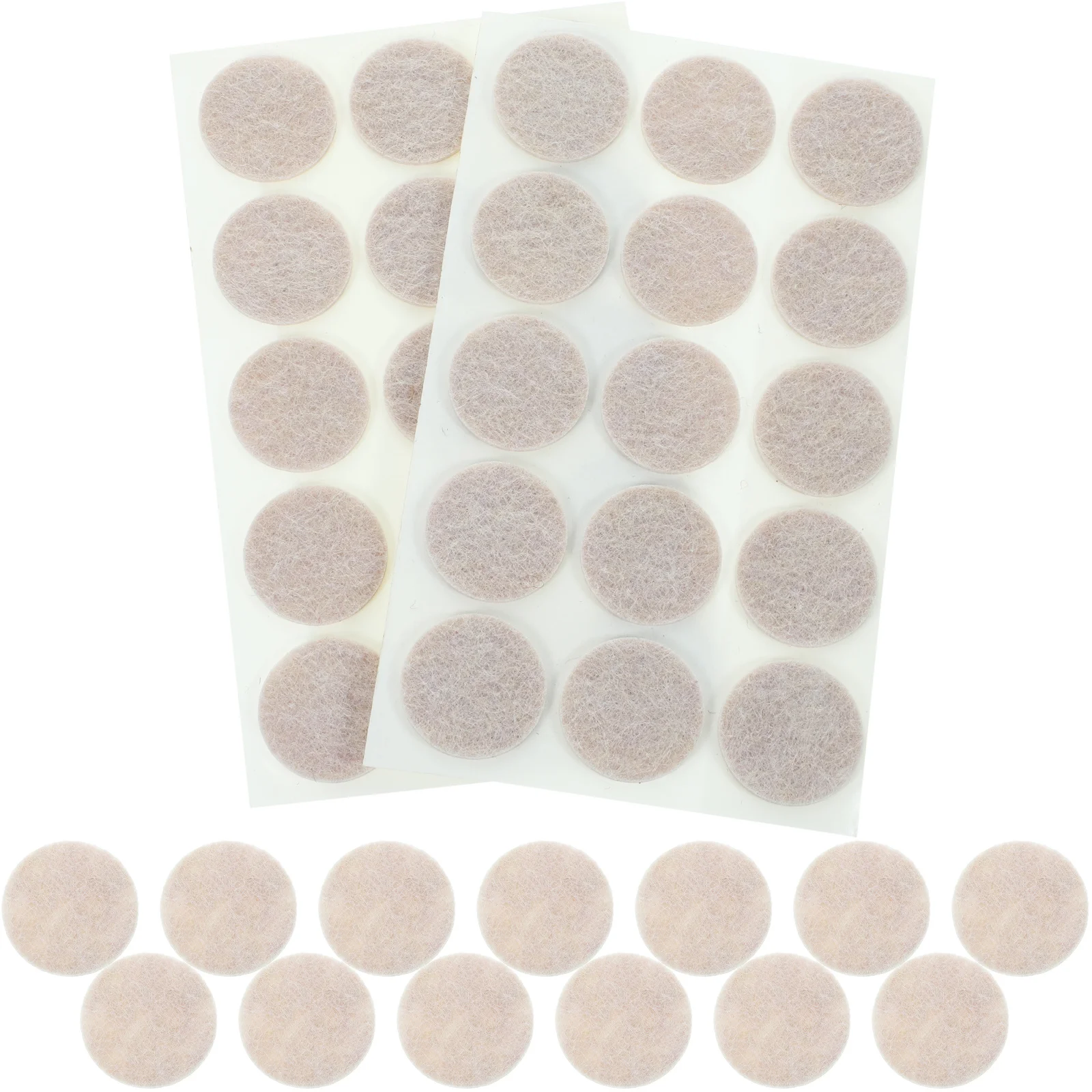 

225Pcs Round Felt Furniture Pads Chair Leg Protectors Thickened Anti Scratch Floor Protectors for Sofas Chairs