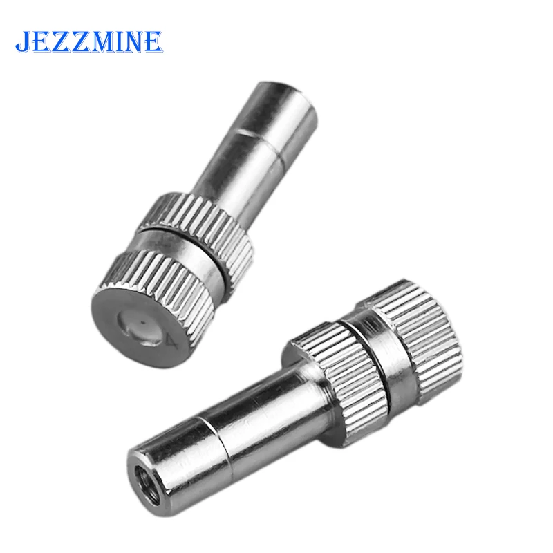 

5Pcs 6mm Low Pressure Fine Atomization Nozzles 0.1~0.6mm Brass Misting Sprayers Irrigation Disinfection Cooling Fog Nozzles