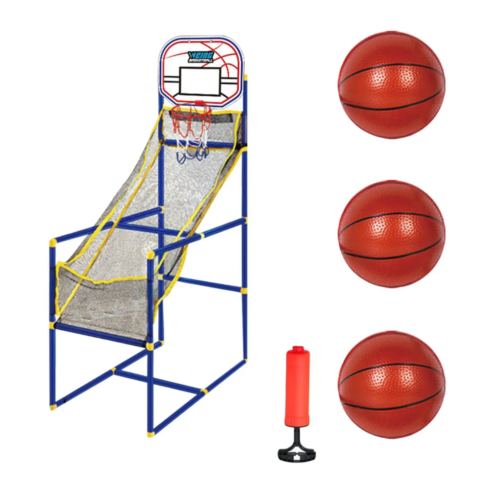 Kids Arcade Basketball Game Set with Shoot Backboard for Home Indoor Outdoor