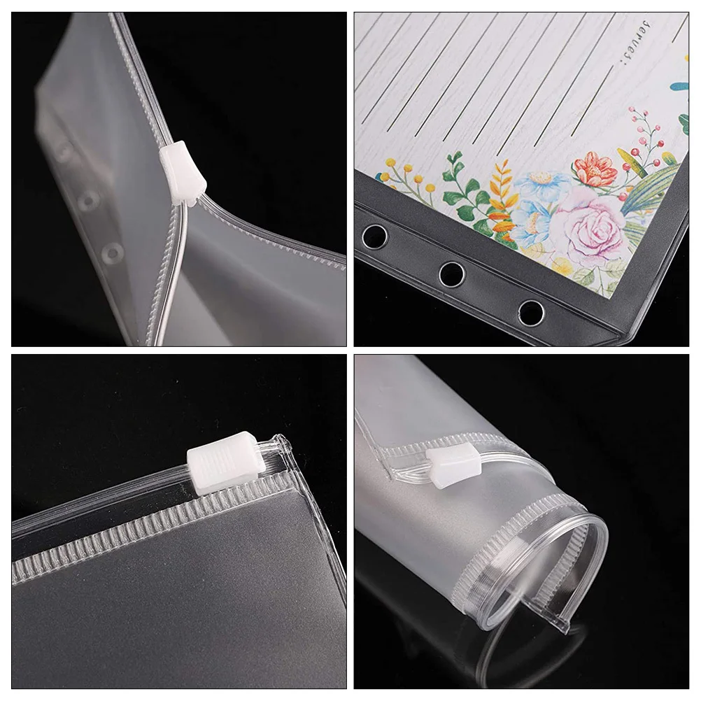 

50 шт. сумки на молнии, очень толстые сумки на молнии из ПВХ формата А6, водонепроницаемый органайзер для документов, сумка для хранения, очень толстая сумка на молнии