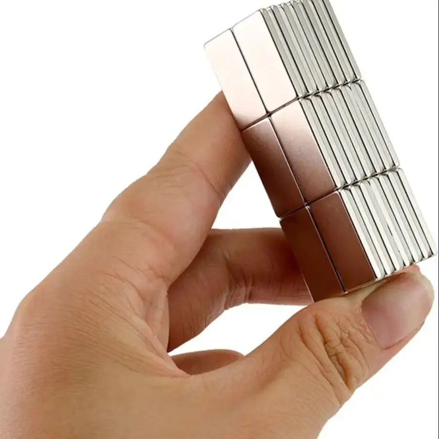 Starke Seltenerd-Neodym-Magnete, robuste Stabmagnete mit doppelseitigem Kleber, leistungsstarke Zugkraft, perfekt für Kühlschrank – Detail 1