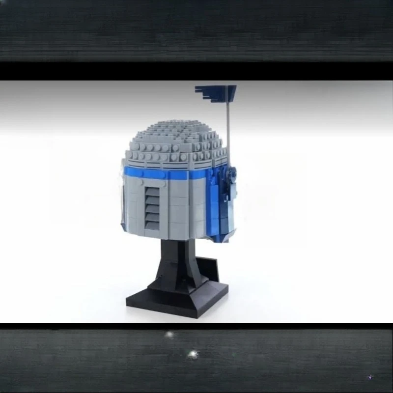 Battle Helmet Model Building Blocks Sets Compatible With Legoed Particles Suitable For Christmas Gifts 75408