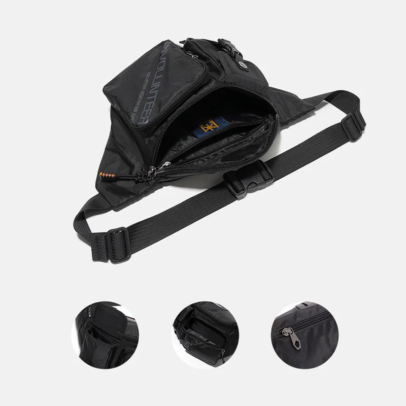 VOLUNTEER Cross-body for Men 2023 New Stylish Travel Large Capacity High Quality Waterproof Oxford Casual Bags 1802-13