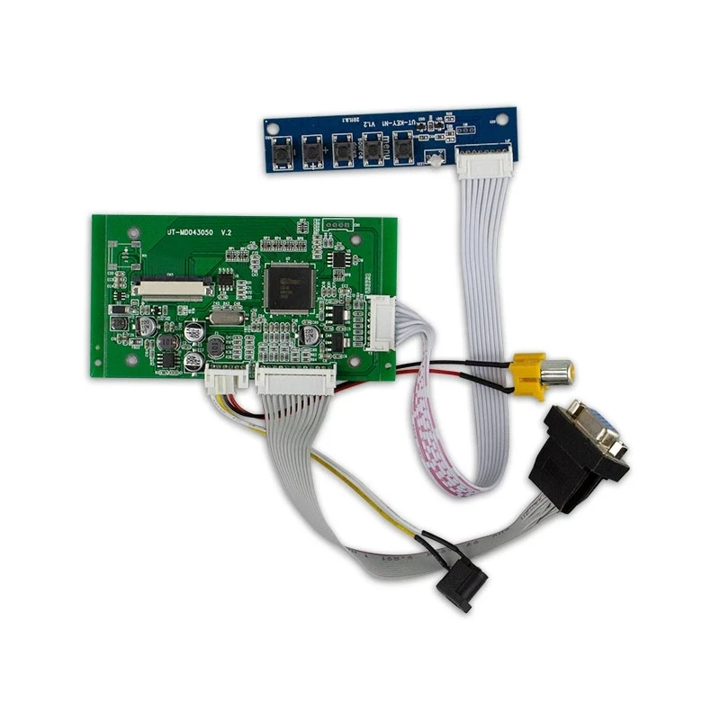 شاشة LCD أصلية 5 بوصة RGB AT050TN33 V.1 مع لوحة تحكم AV VGA 480*272 سطوع 350