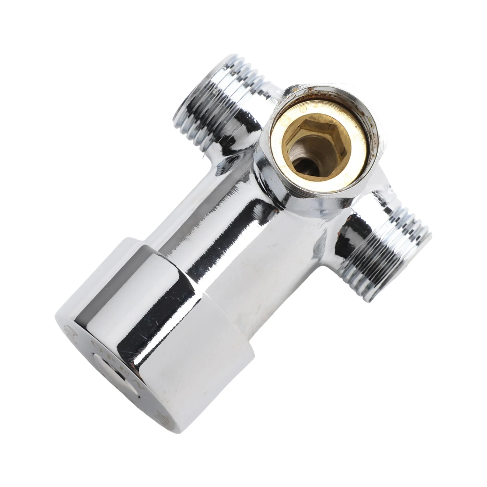 1pc G1/2 Hot Cold Water Mixing Valve Adjustable Temperature Thermostatic Household Improvement Faucet Accessories