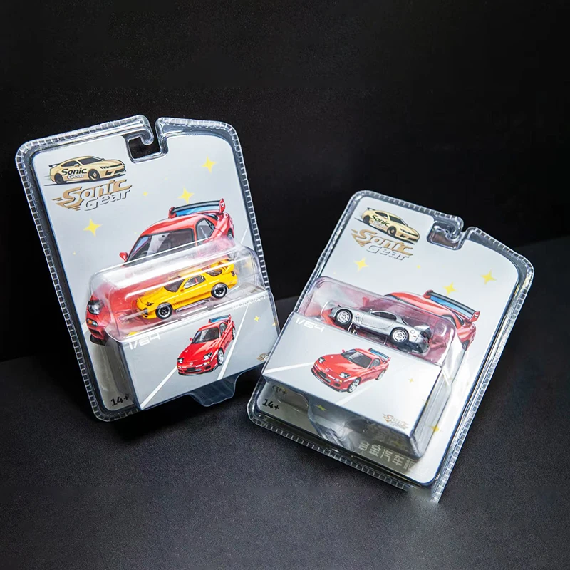 

Коллекционная модель классического автомобиля RX-7 (FD3S) из литого сплава в масштабе 1:64, готовая имитационная игрушка, подарок, статическая модель для демонстрации