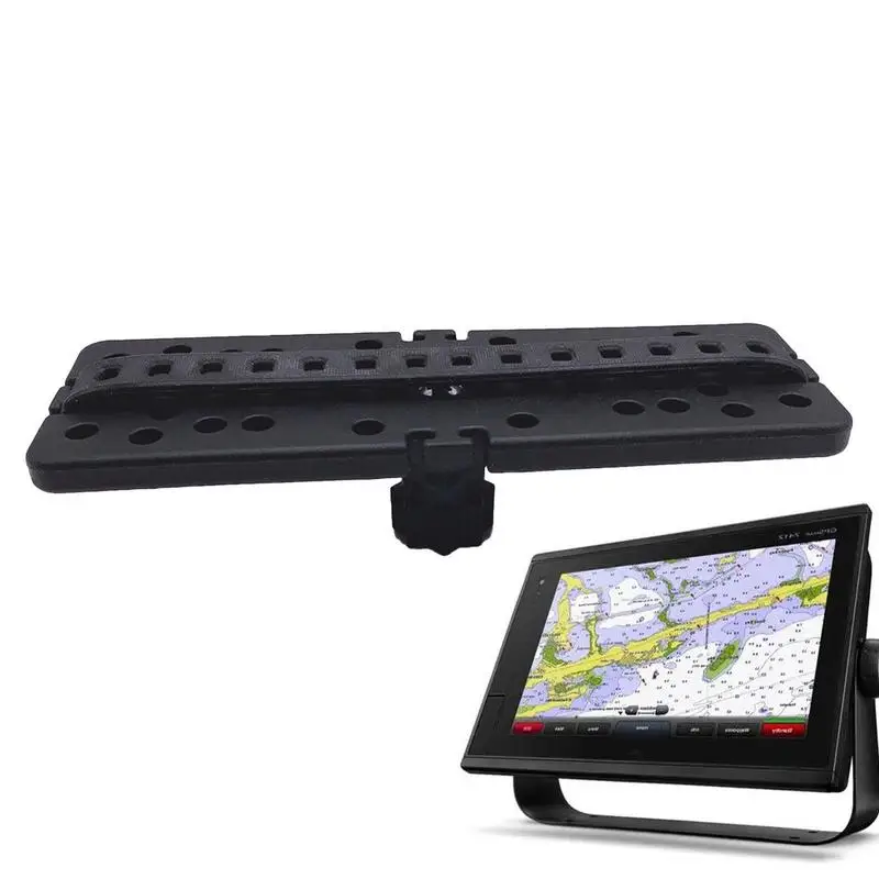 Fish Finder Mounts For Boats Electronics Mount Fish Finders Base Kayak Track Mount Non-slip For Ship Canoe Kayak Outdoor Fishing