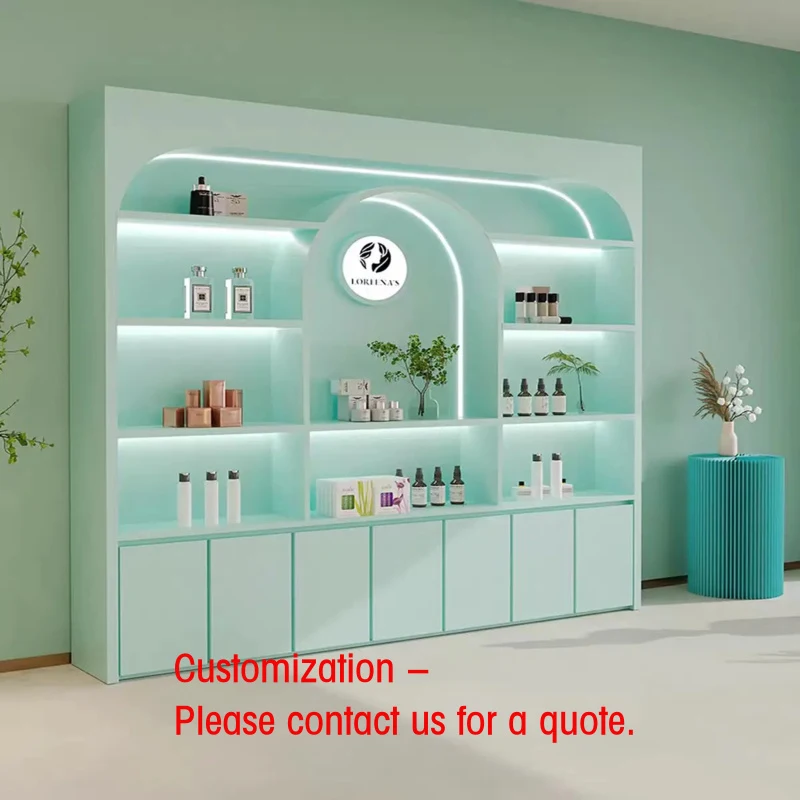 

custom.YS-0644C Modern Commercial Furniture Cosmetics Display Cabinet Storage Beauty Skin Care Nail Salon Hotel Apartment Go