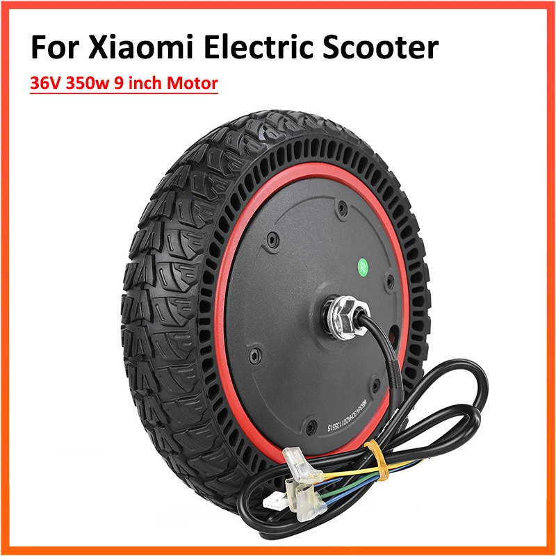 9*2.25 Inch 350W Motor Wheel for Xiaomi M365 Pro S1 Electric Scooter Motor 9.2 Shock Absorbing Strengthen Honeycomb Tire