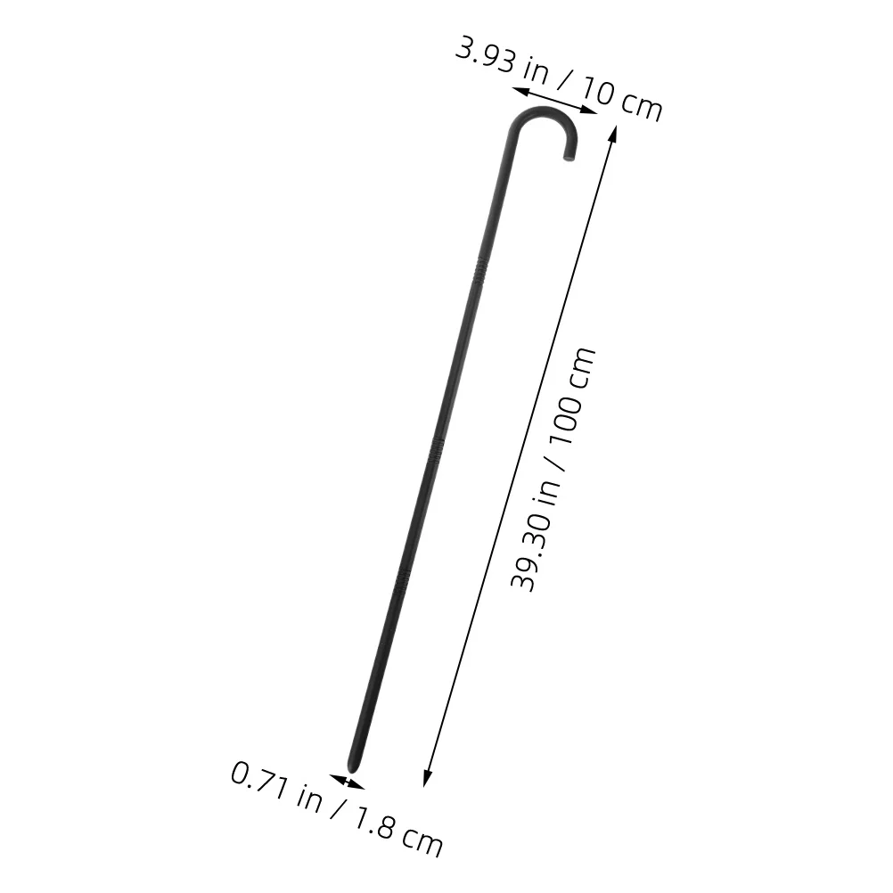 3 قطع من قصب الحفلات خفيف الوزن لأداء المسرح التنكرية، ديكور المسرح، عصا عصا قصب بلاستيكية مزخرفة #3